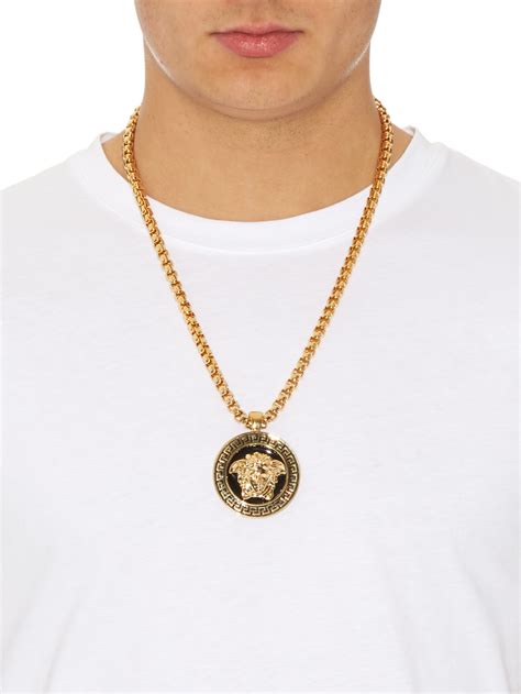 versace men chain|versace necklaces men's.